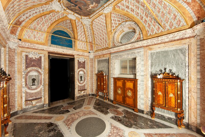 Veduta del Museo Profano della Biblioteca Vaticana; Musei Vaticani